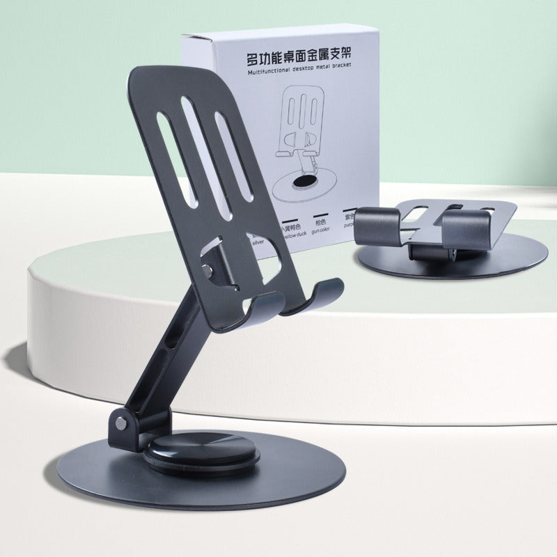 Metal Desktop Phone Stand | Rotating & Fixed Options