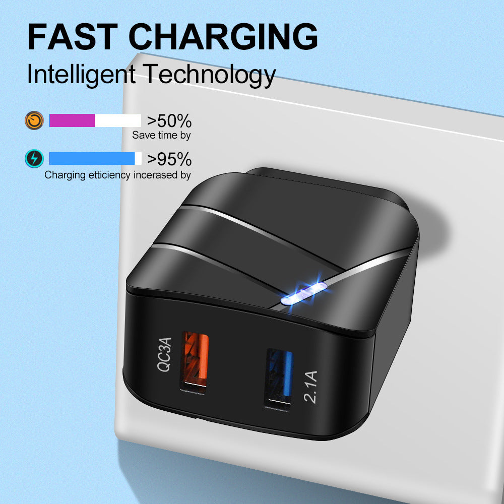 Dual USB QC Wall Charger