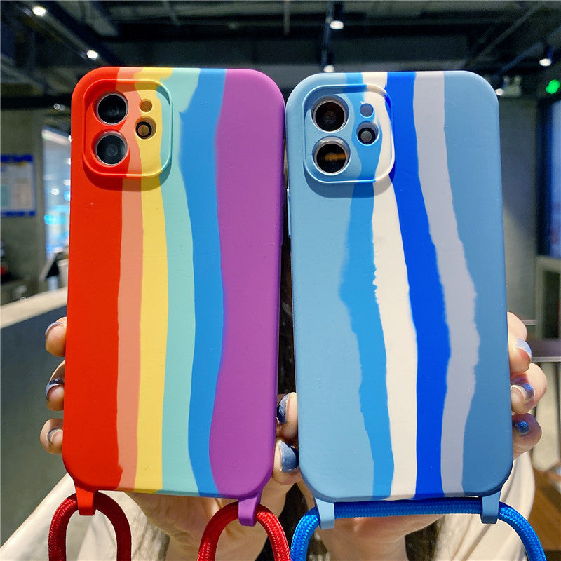 Rainbow Lanyard iPhone Case | Choose Your Model