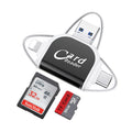 4-in-1 SD & TF Card Reader