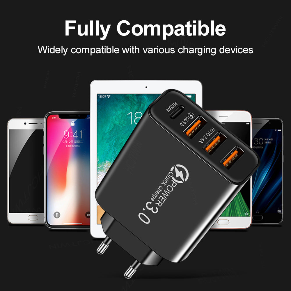 Multi-Port USB & USB-C Wall Charger