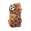 Cute Bear Biscuit iPhone Case | Choose Your Model