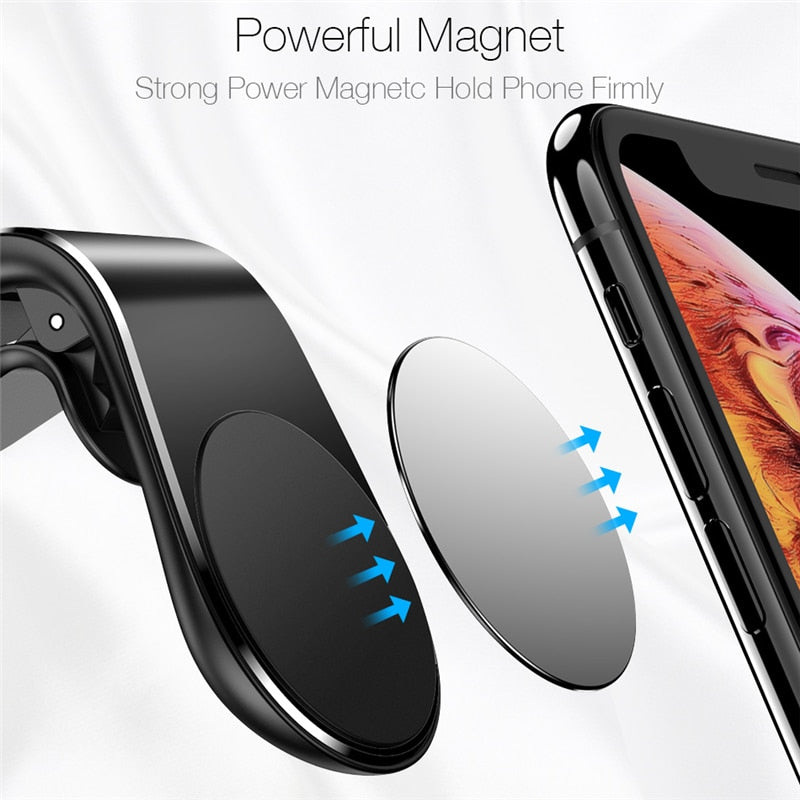 Magnetic Car Phone Mount | Choose Metal Plates