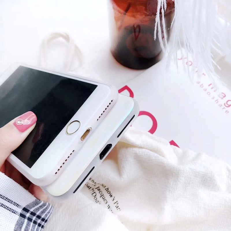 Pink Peach Print iPhone Case | Choose Your Model