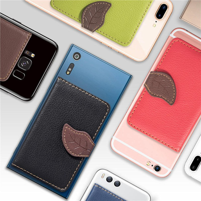 Adhesive Phone Card-Holder Pocket