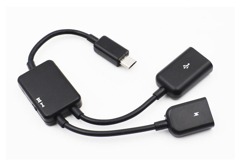2-in-1 Micro-USB OTG Adapter Cable | 20 cm