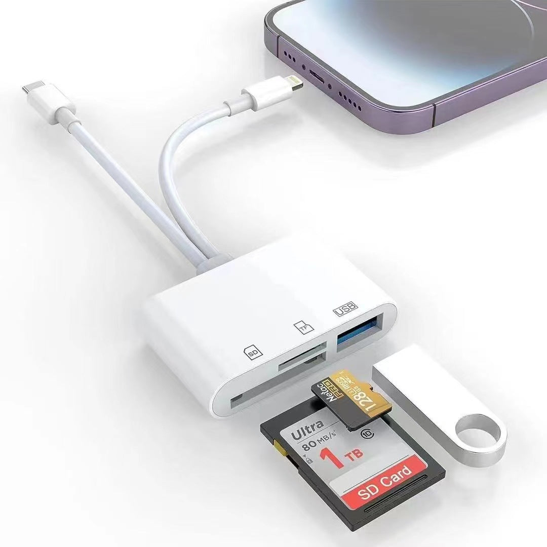 Multi-Function USB-C Phone Card Reader