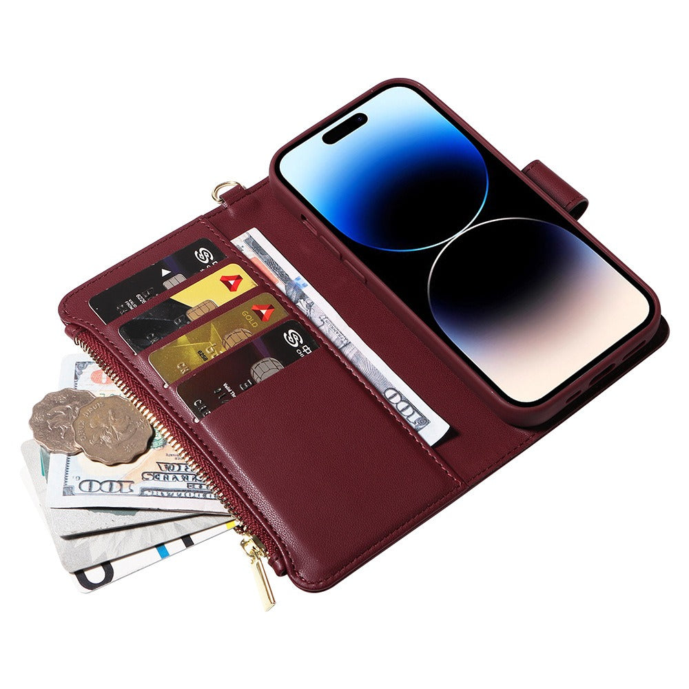 PU Leather Flip Wallet iPhone Case | Choose Your Model