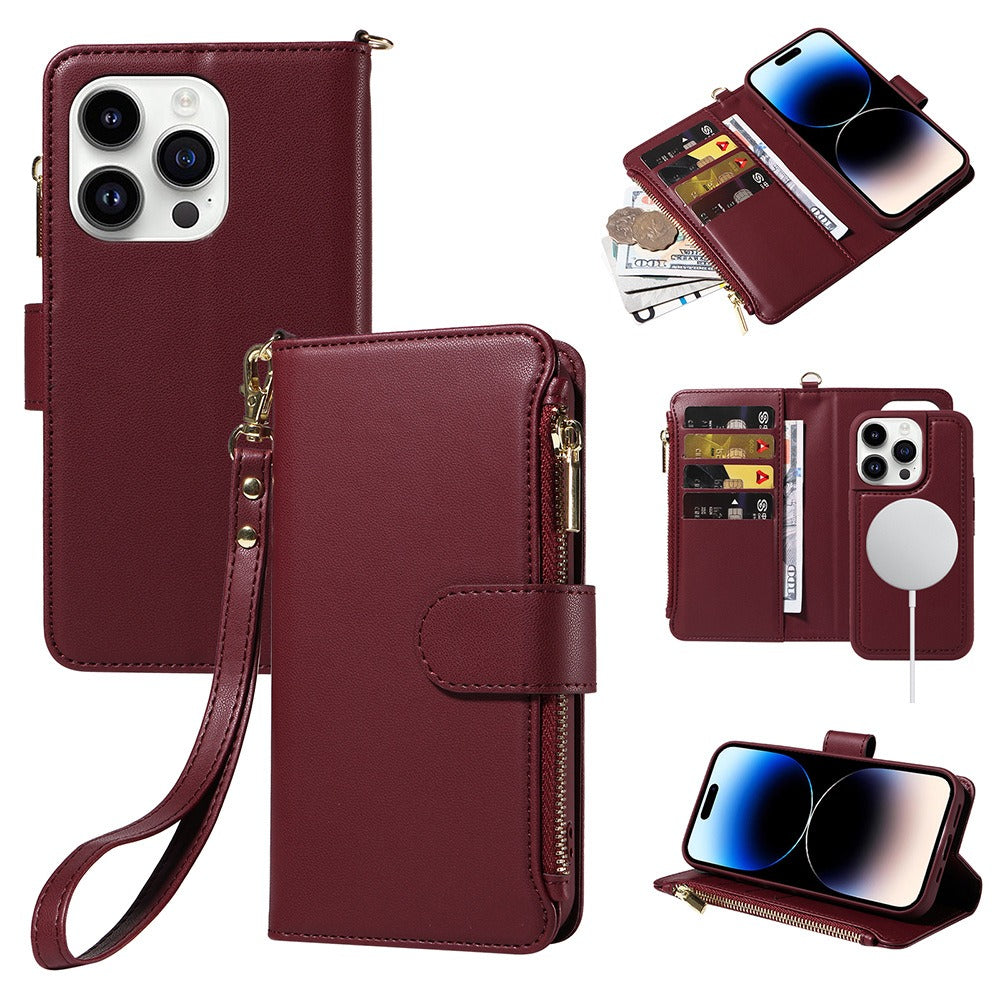 PU Leather Flip Wallet iPhone Case | Choose Your Model