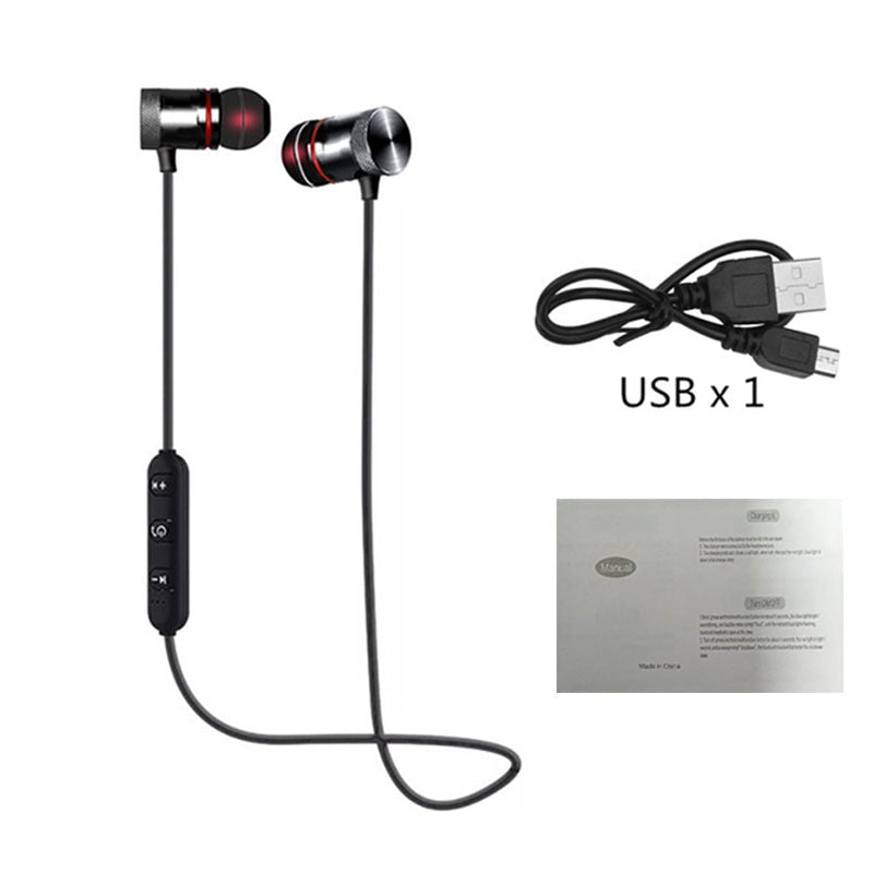 Magnetic Neckband Bluetooth Earphones