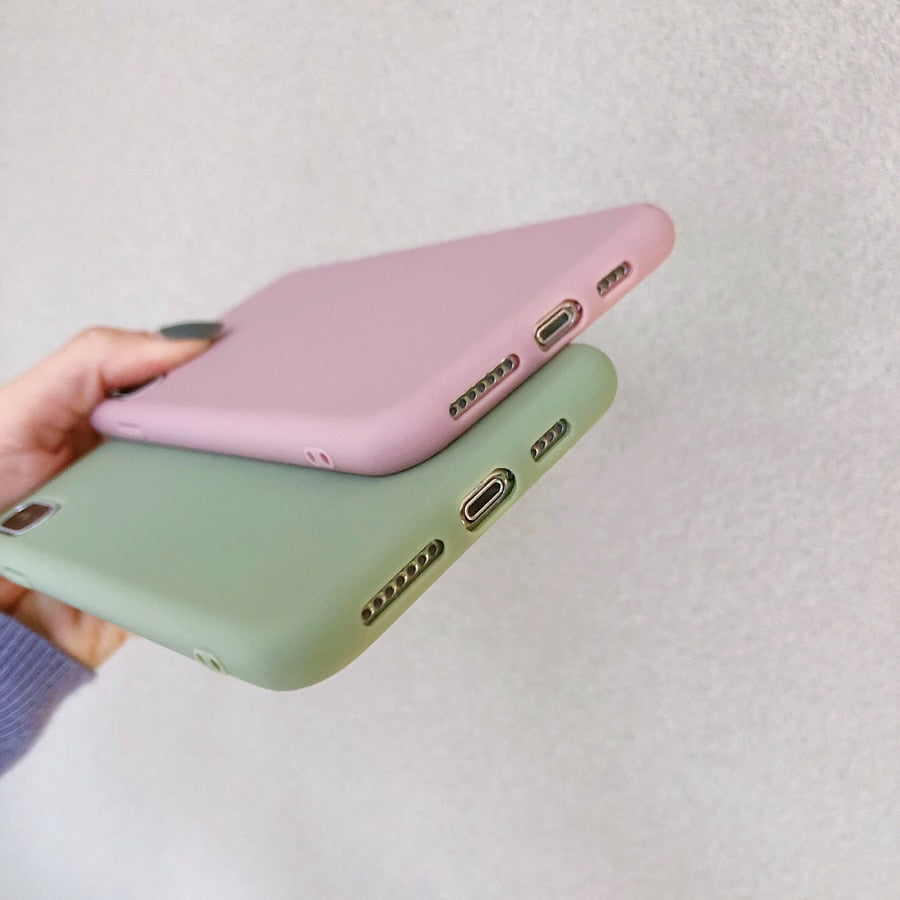 Candy Color Soft TPU iPhone Case | Choose Your Model