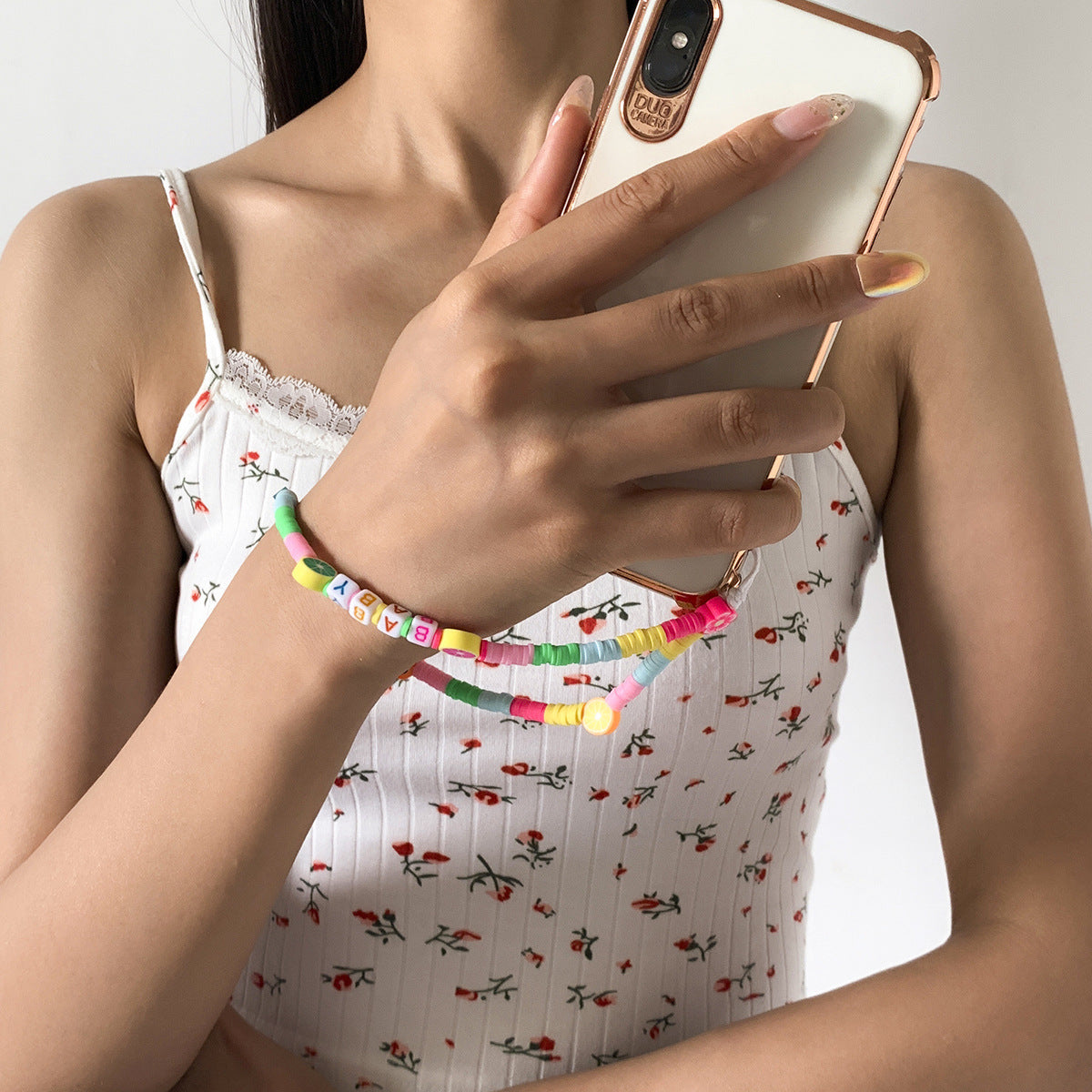 Fruit Bead Phone Charm