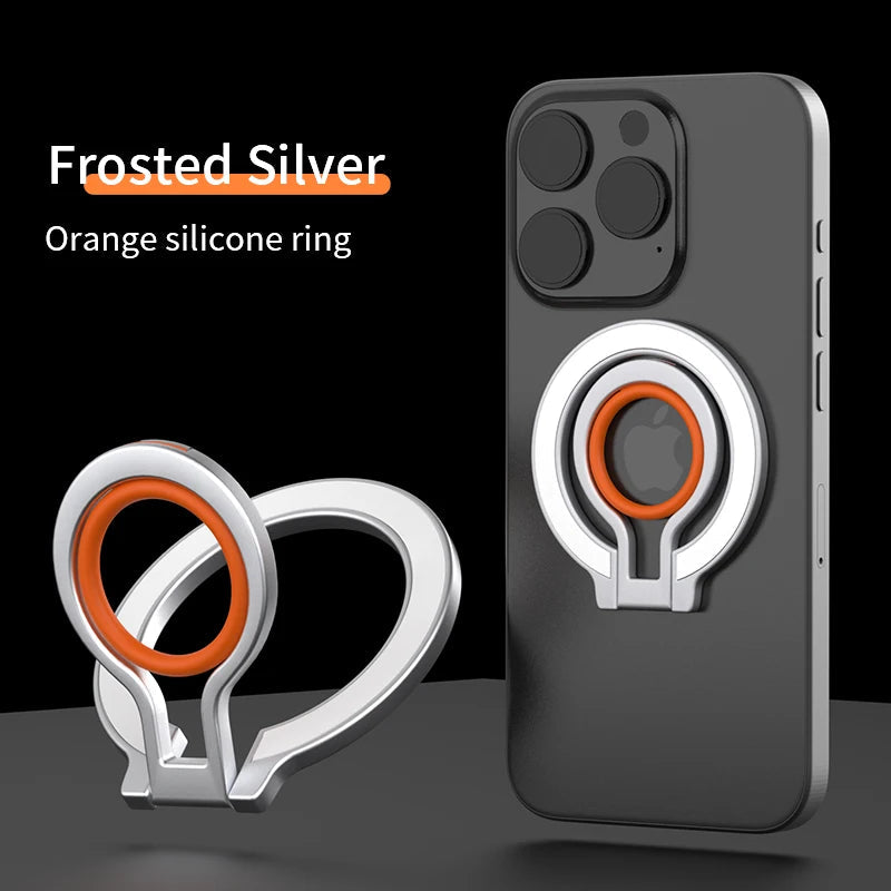 Rotating Metal Finger-Ring Phone Grip & Stand