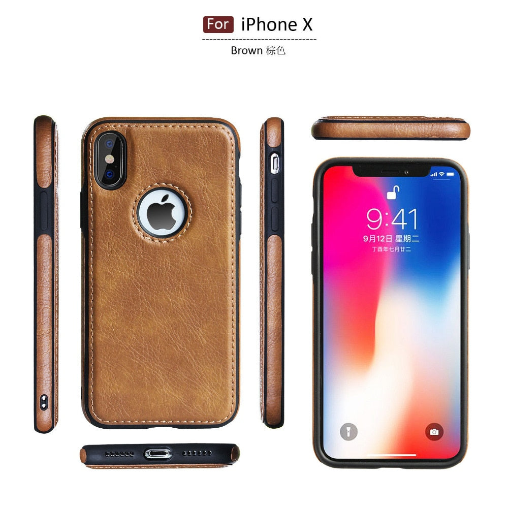 Slim PU Leather iPhone Case | Choose Your Model