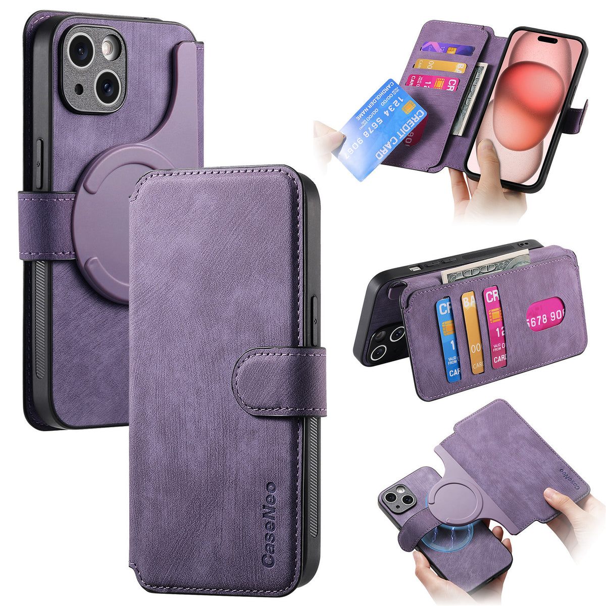 Magnetic Flip Wallet iPhone Case | Choose Your Model