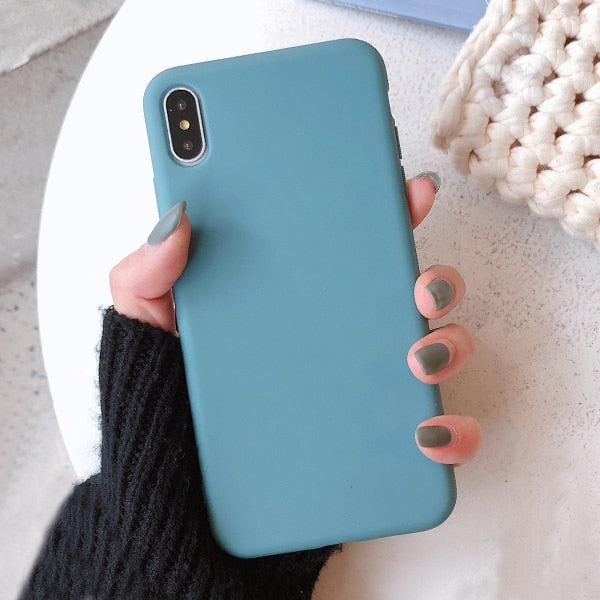 Candy Color Soft TPU iPhone Case | Choose Your Model