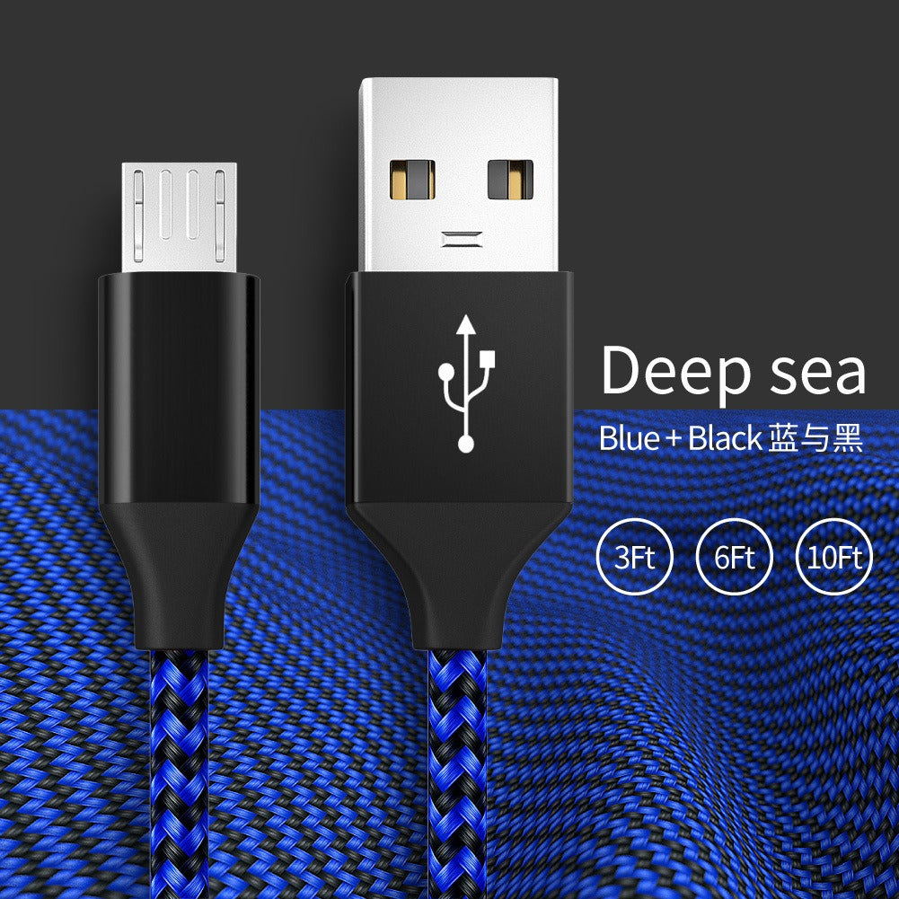 Braided USB-A to Micro-USB Charging Cable | 1m