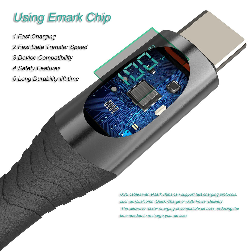 Woven USB-C Charging Cable | Up to 100W