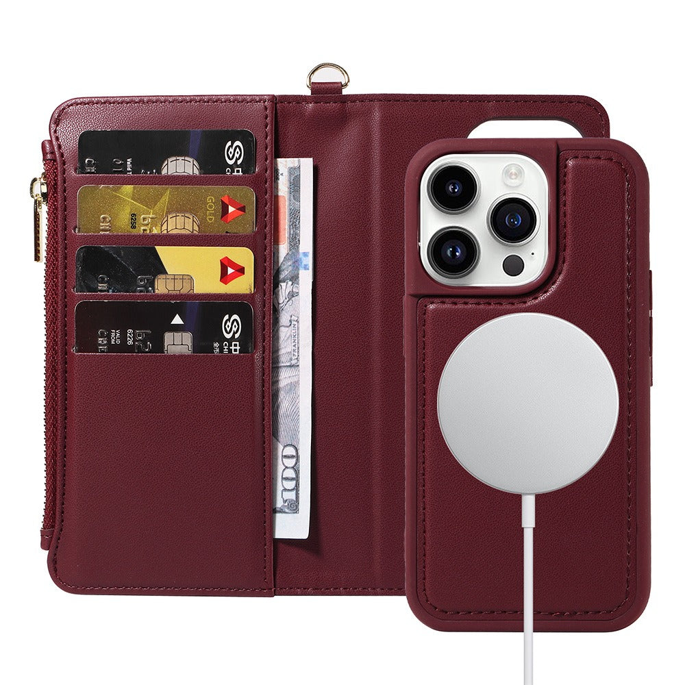 PU Leather Flip Wallet iPhone Case | Choose Your Model