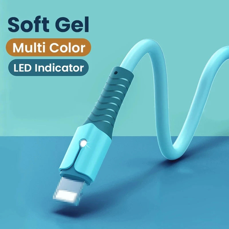 Colorful Charging Cable with Indicator Light | 1m