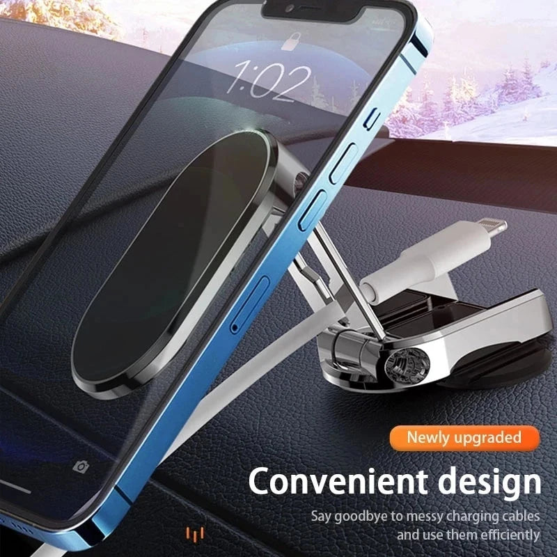 Folding Magnetic Car Phone Holder