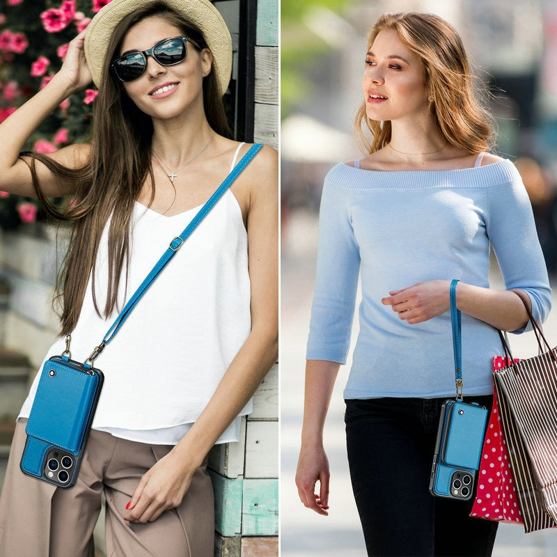 Crossbody Wallet Phone Case with Card Slots | Choose Model