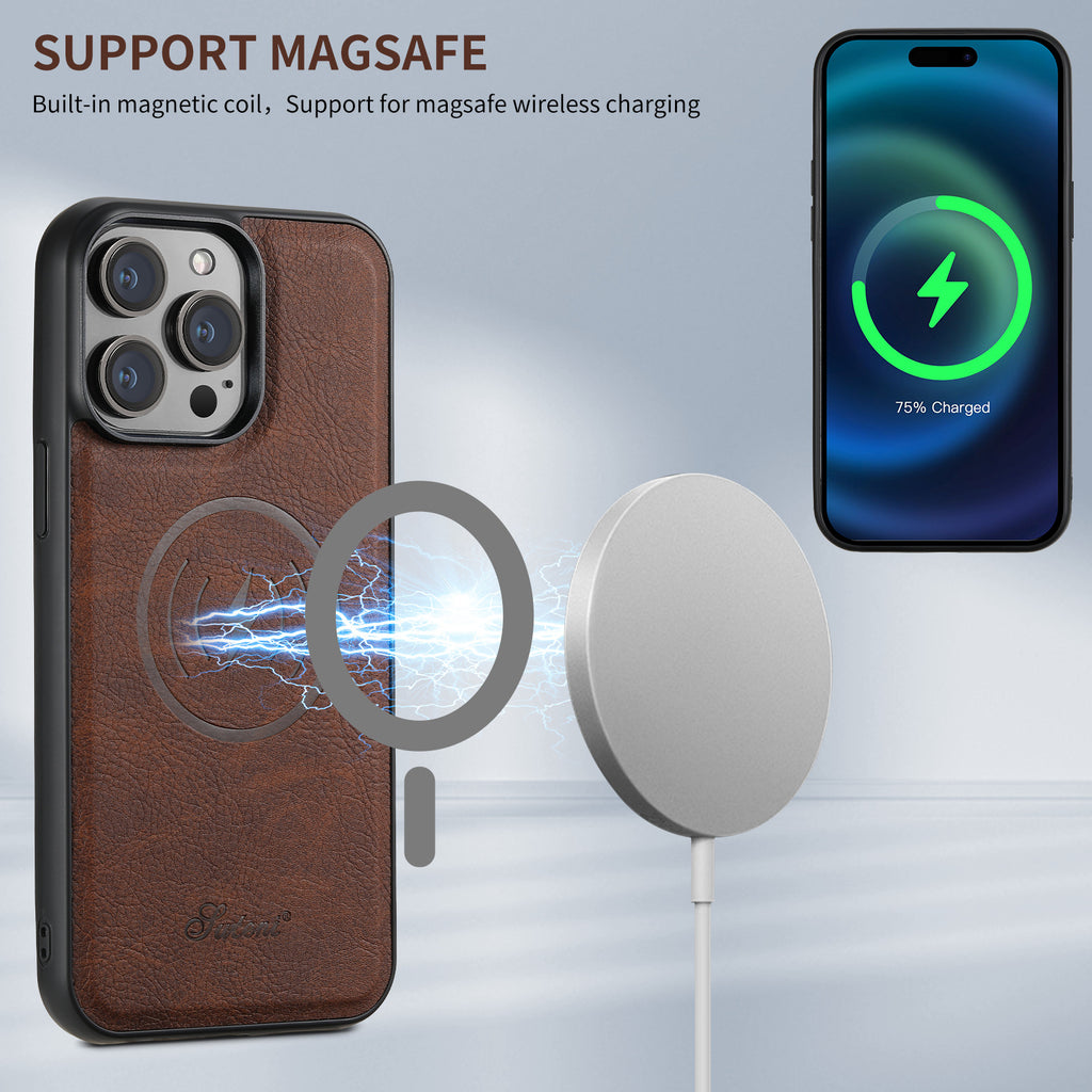 Magnetic Card Holder iPhone Case with Stand | Choose Your Model