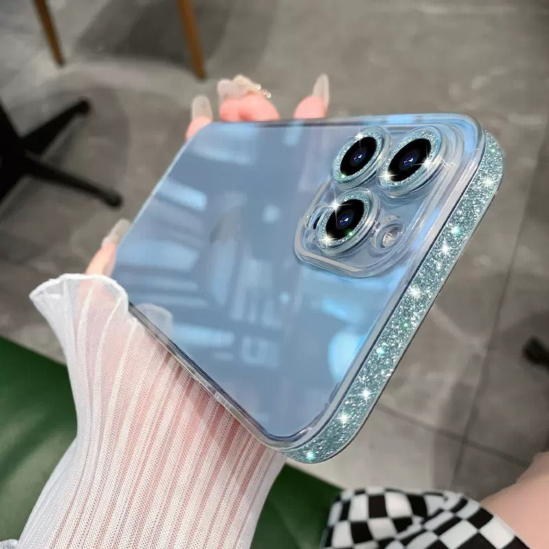 Pink Sparkle Border iPhone Case | Choose Your Model