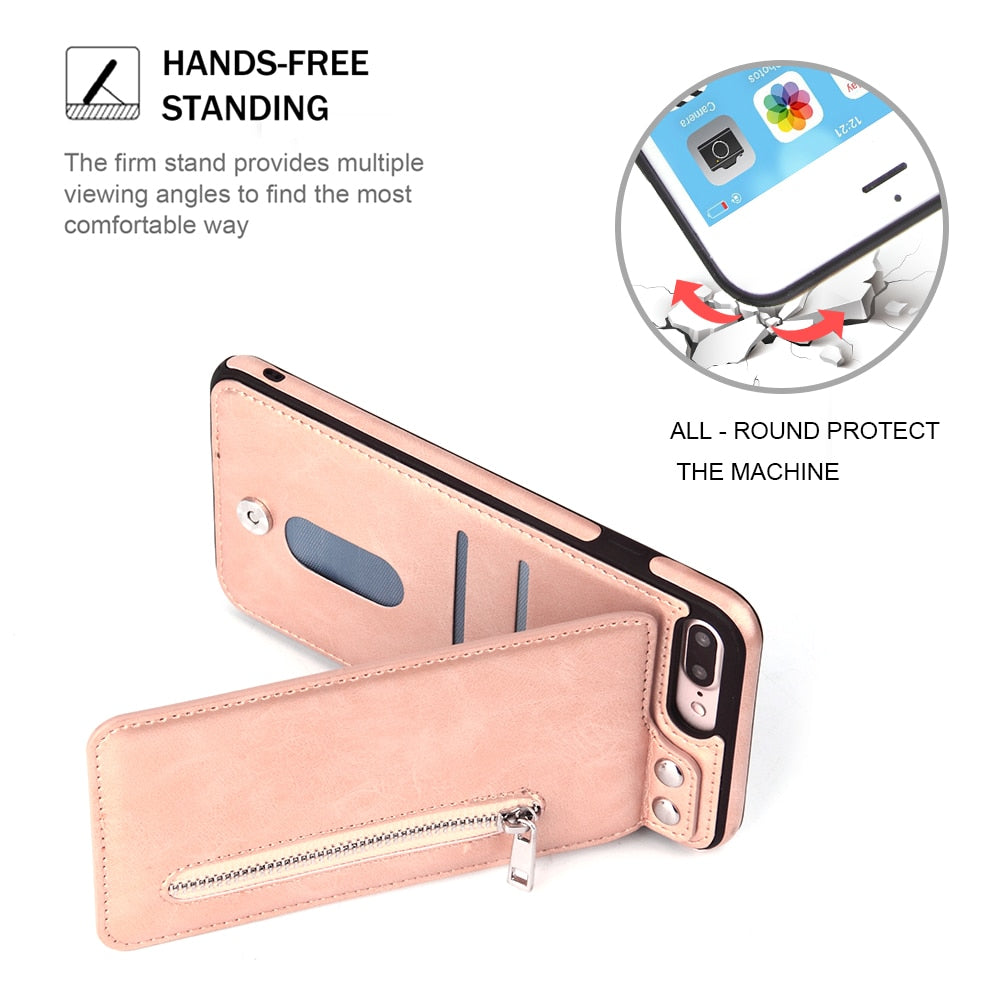Zipper Wallet iPhone Case | Choose Your Model