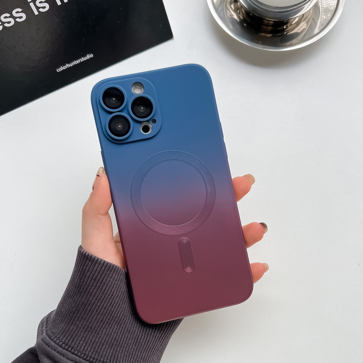 Two-Tone Gradient Magnetic iPhone Case | Choose Your Model