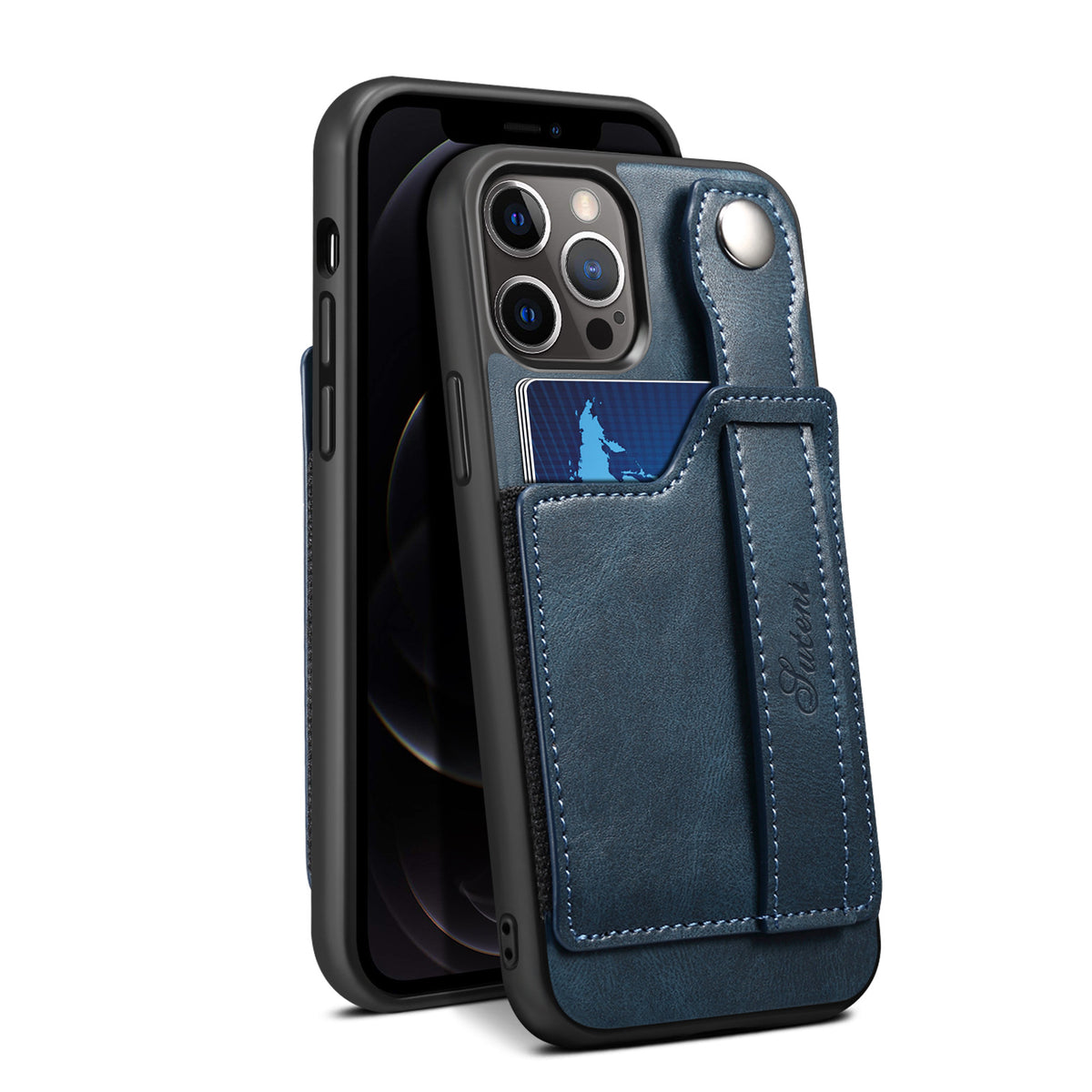 Wrist-Strap Card Holder iPhone Case | Choose Your Model