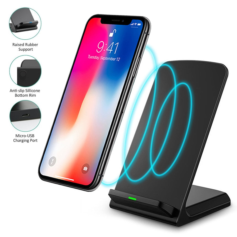Q740 Foldable Wireless Charging Stand | Up to 10W