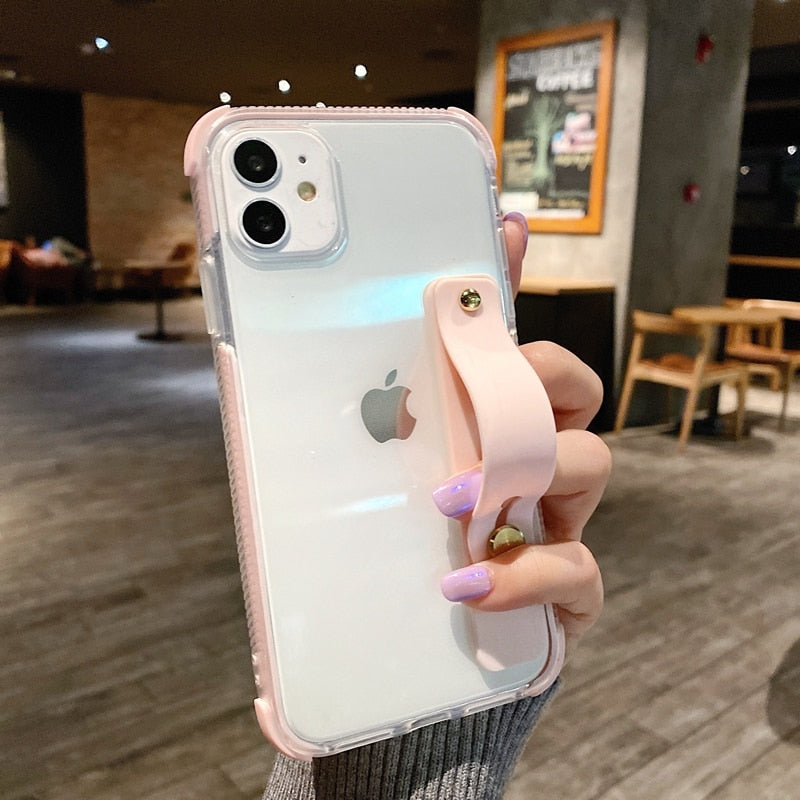 Clear Wrist-Strap iPhone Case | Choose Your Model