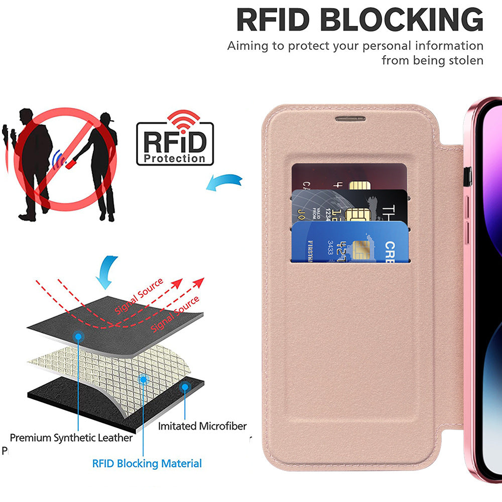 Magnetic Flip Card-Holder iPhone Case | Choose Your Model