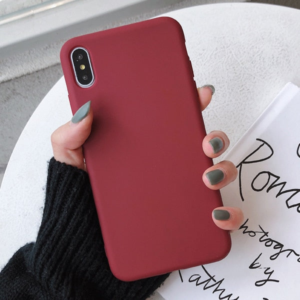 Candy Color Soft TPU iPhone Case | Choose Your Model