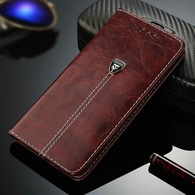 PU Leather Flip Wallet iPhone Case | Choose Your Model