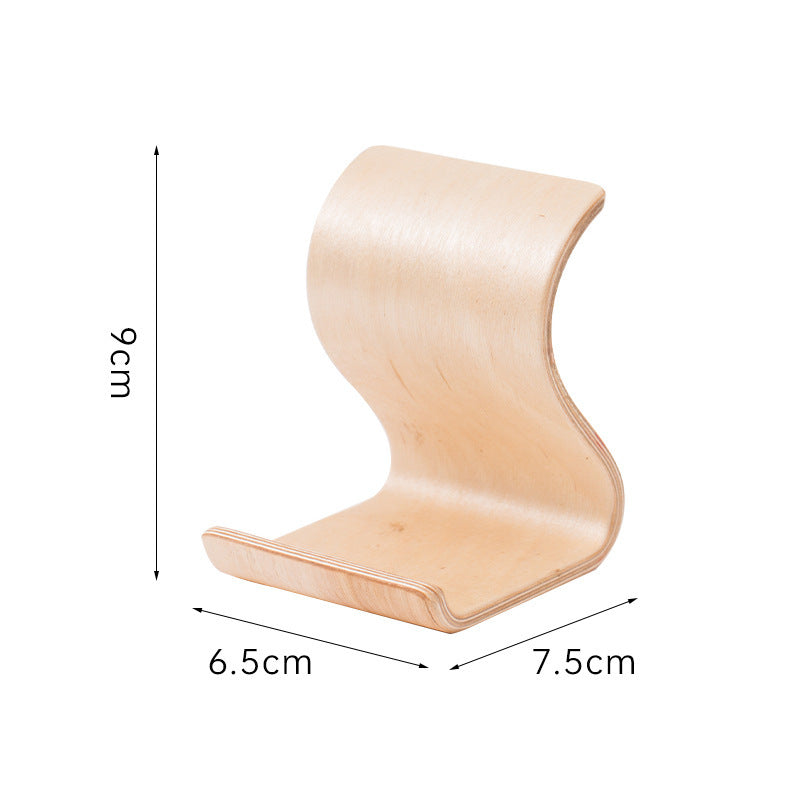 Wooden Desktop Phone Stand | Choose Your Size