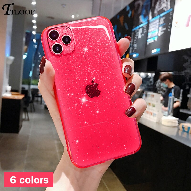 Glitter Fluorescent TPU iPhone Case | Choose Your Model
