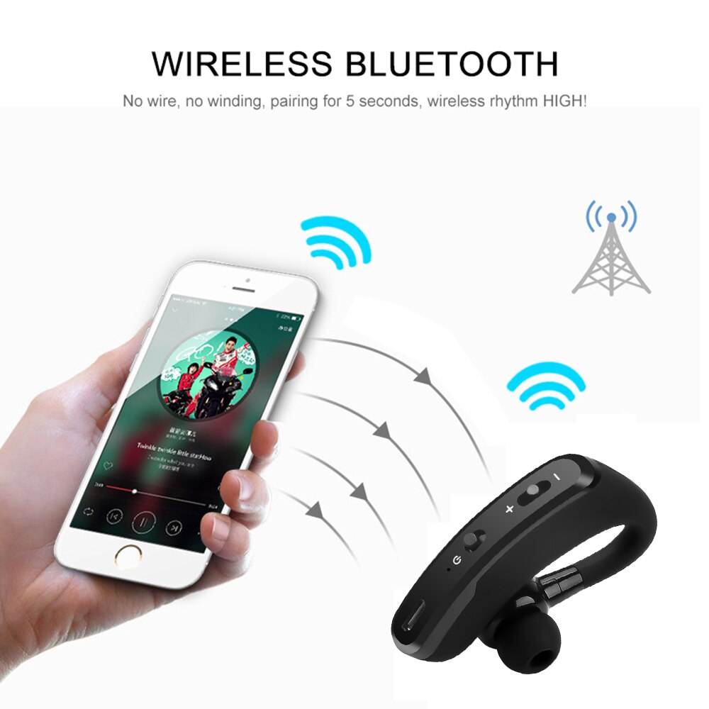 KEBIDU Mini Bluetooth Headset with Microphone