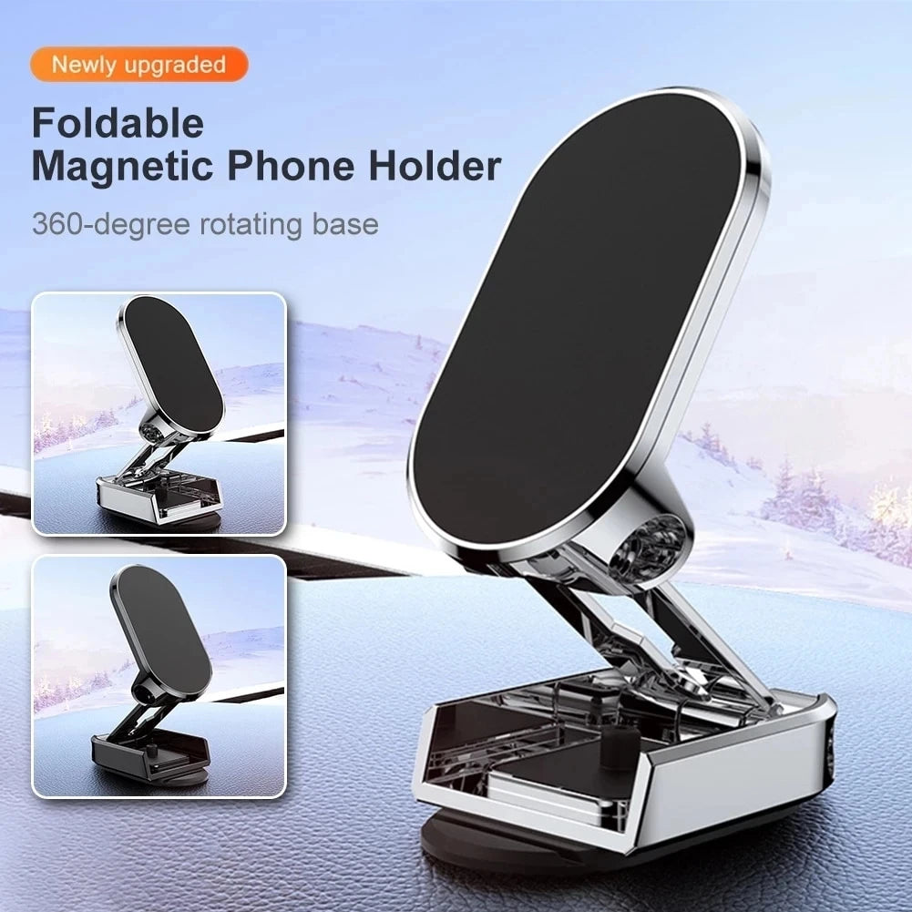 Folding Magnetic Car Phone Holder