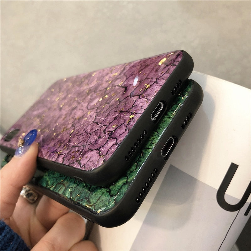 Marble Glitter iPhone Case | Choose Your Model