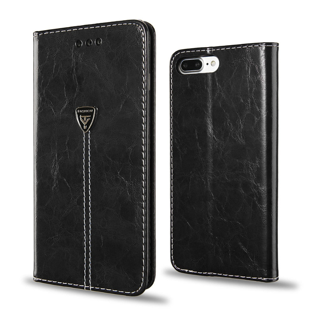 PU Leather Flip Wallet iPhone Case | Choose Your Model