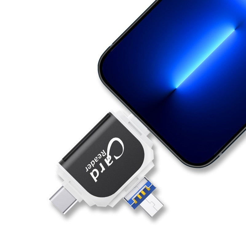 4-in-1 SD & TF Card Reader