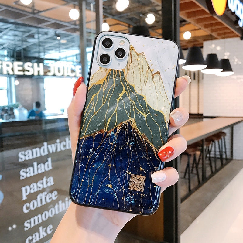 Marble Gold-Foil iPhone Case | Choose Your Model