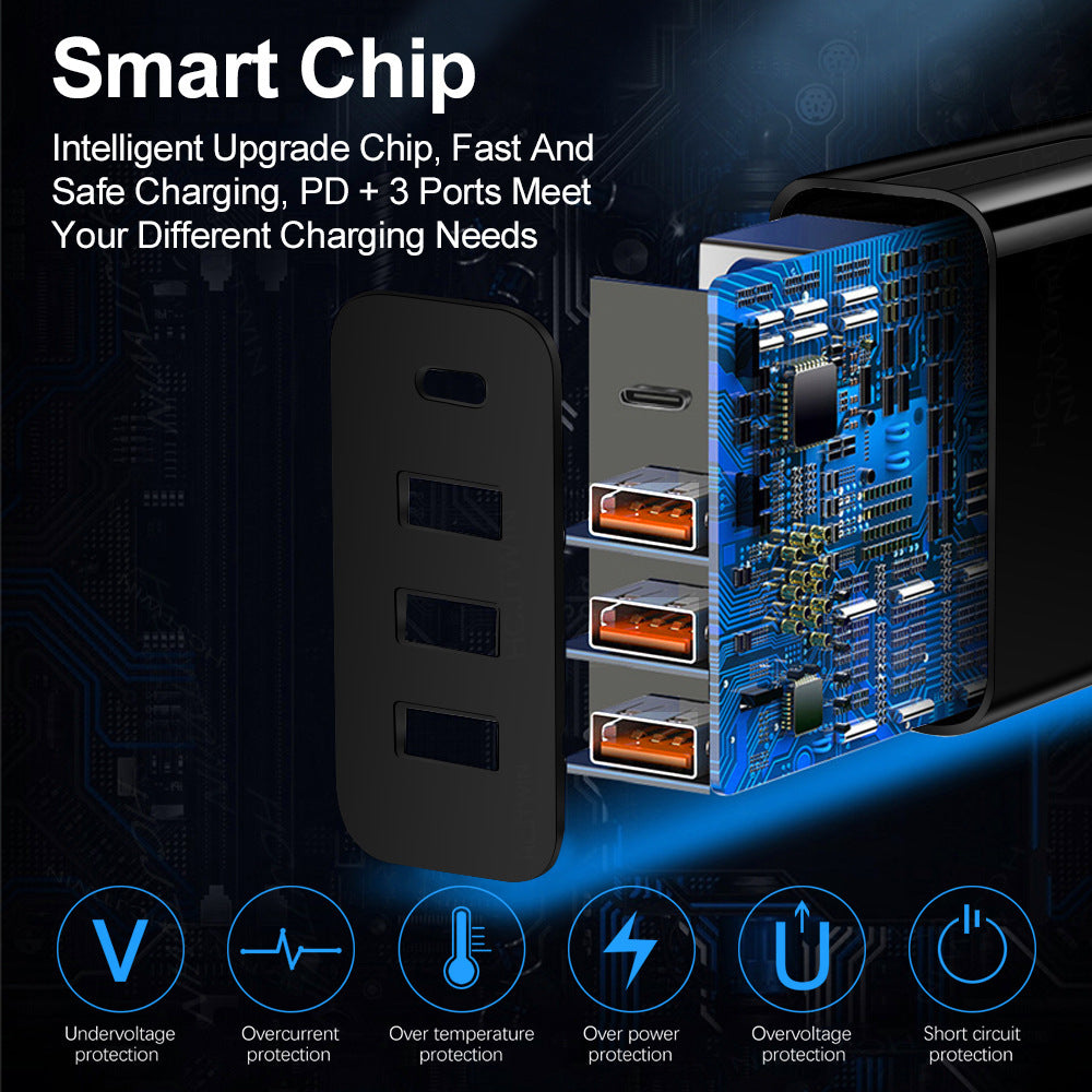 Multi-Port USB & USB-C Wall Charger