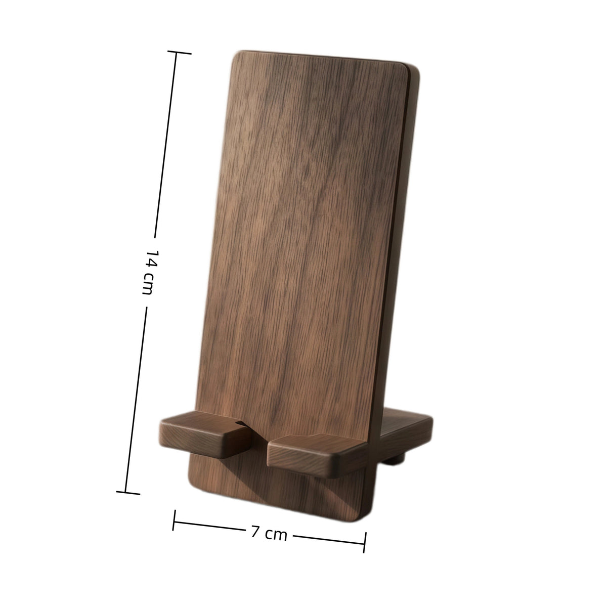 Solid Wood Desktop Phone Stand