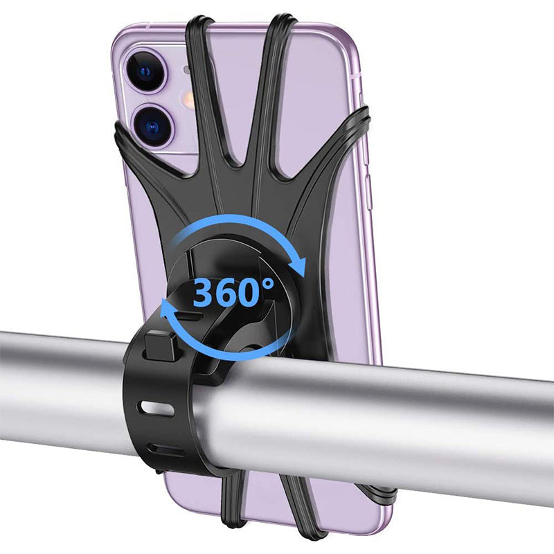 Rotating Silicone Bicycle Phone Holder