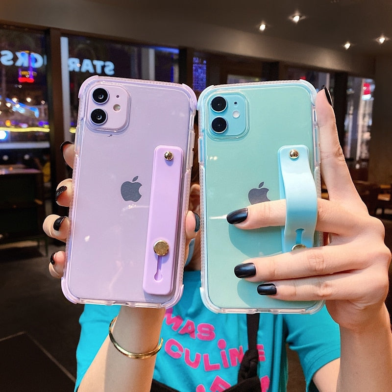 Clear Wrist-Strap iPhone Case | Choose Your Model