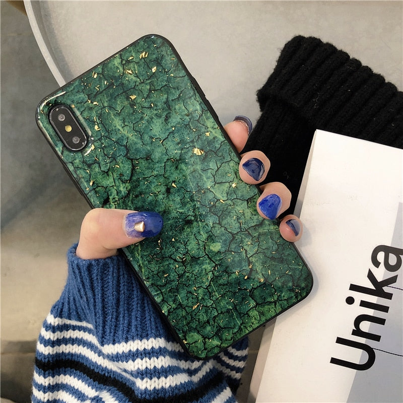 Marble Glitter iPhone Case | Choose Your Model