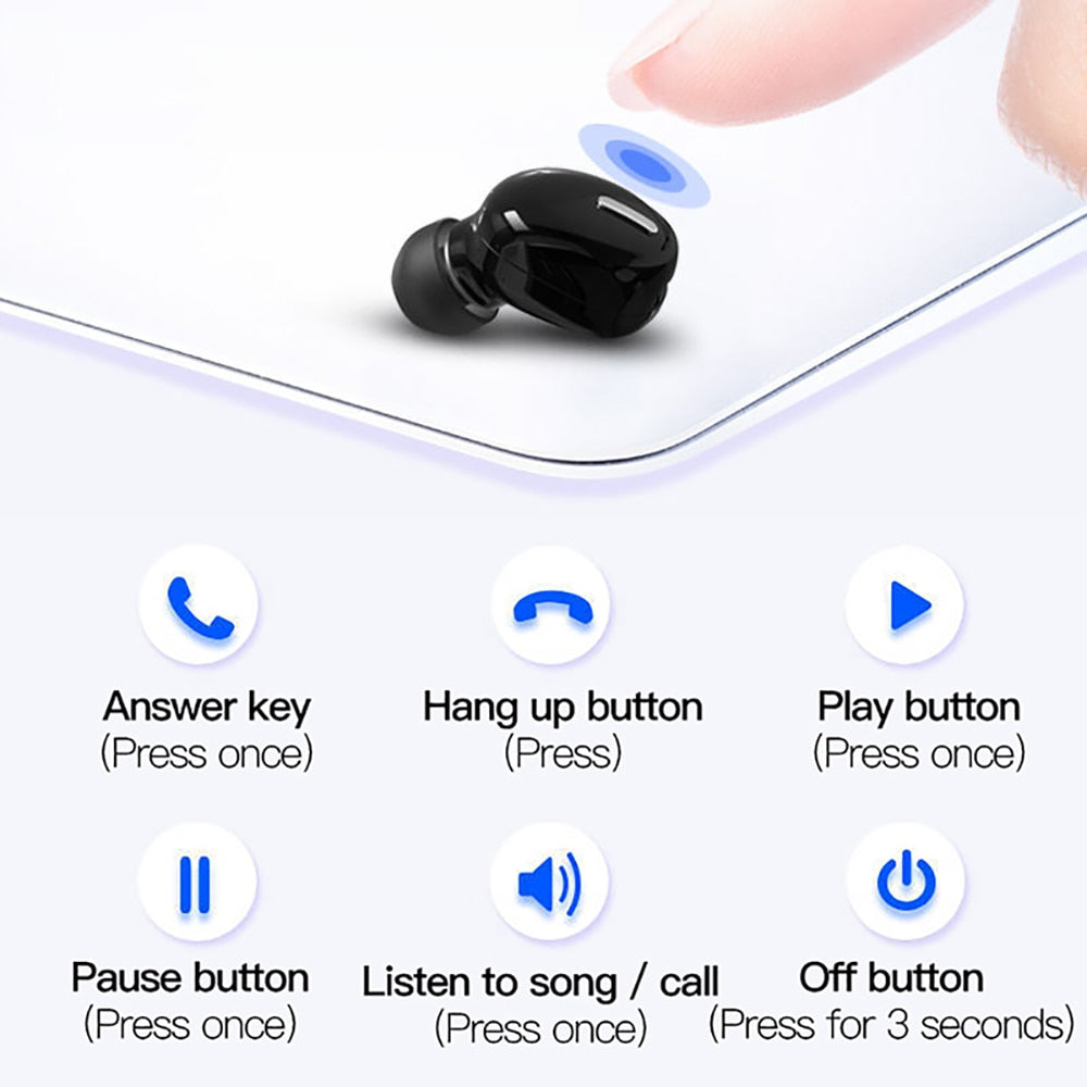 Mini Bluetooth Earpiece with Microphone